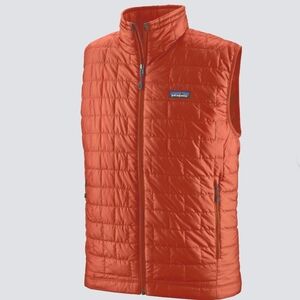 Patagonia Men's Vest XL Nano Puff Sweater Orange